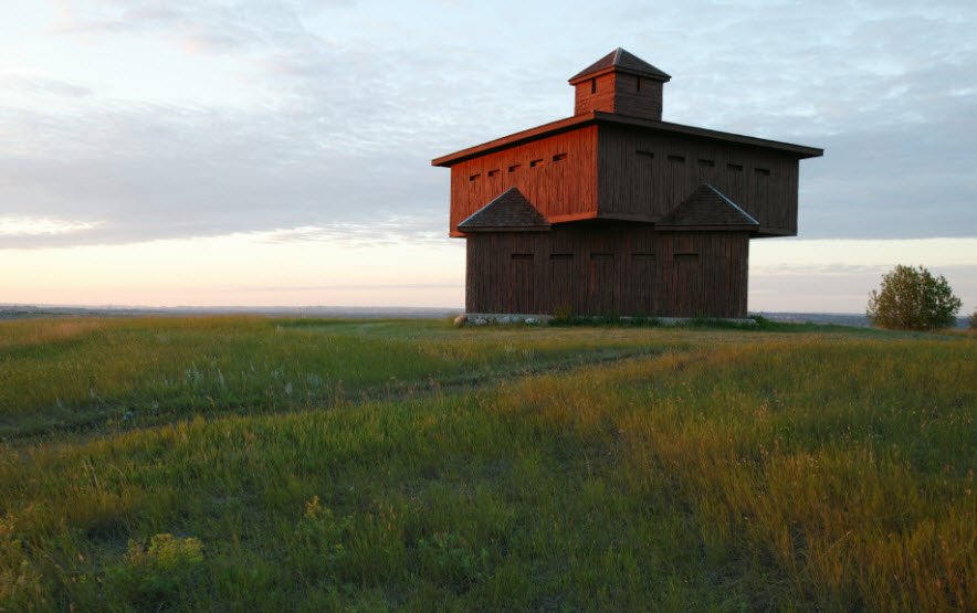 Fort Abraham Lincoln State Park, North Dakota, USA